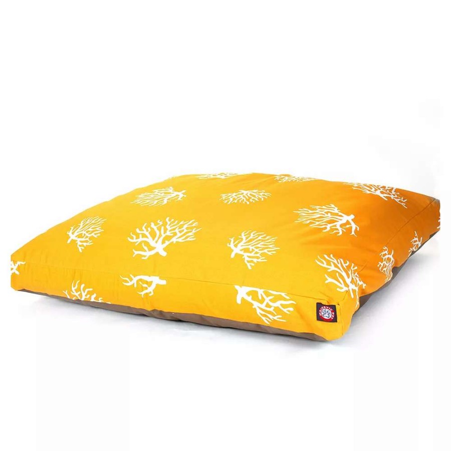 Dog * | Majestic Pet Coral Rectangle Pet Bed 50" X 42"