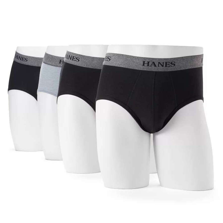 Underwear * | Big & Tall Hanes Ultimate 4-Pack Tagless Stretch Briefs