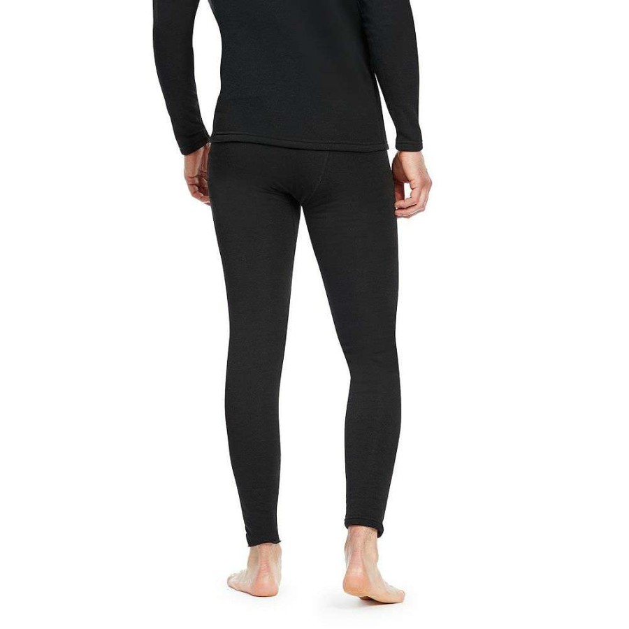 Underwear * | Men'S Eddie Bauer Heavyweight Baselayer Fleeced Merino Wool Pants