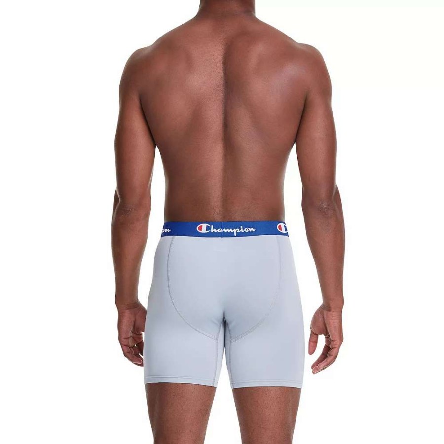 Underwear * | Men'S Champion 3-Pack Lightweight Stretch Boxer Brief