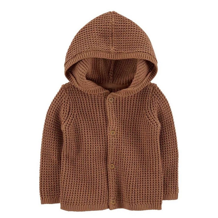 Sweaters * | Carter'S Baby Carter'S Hooded Cardigan