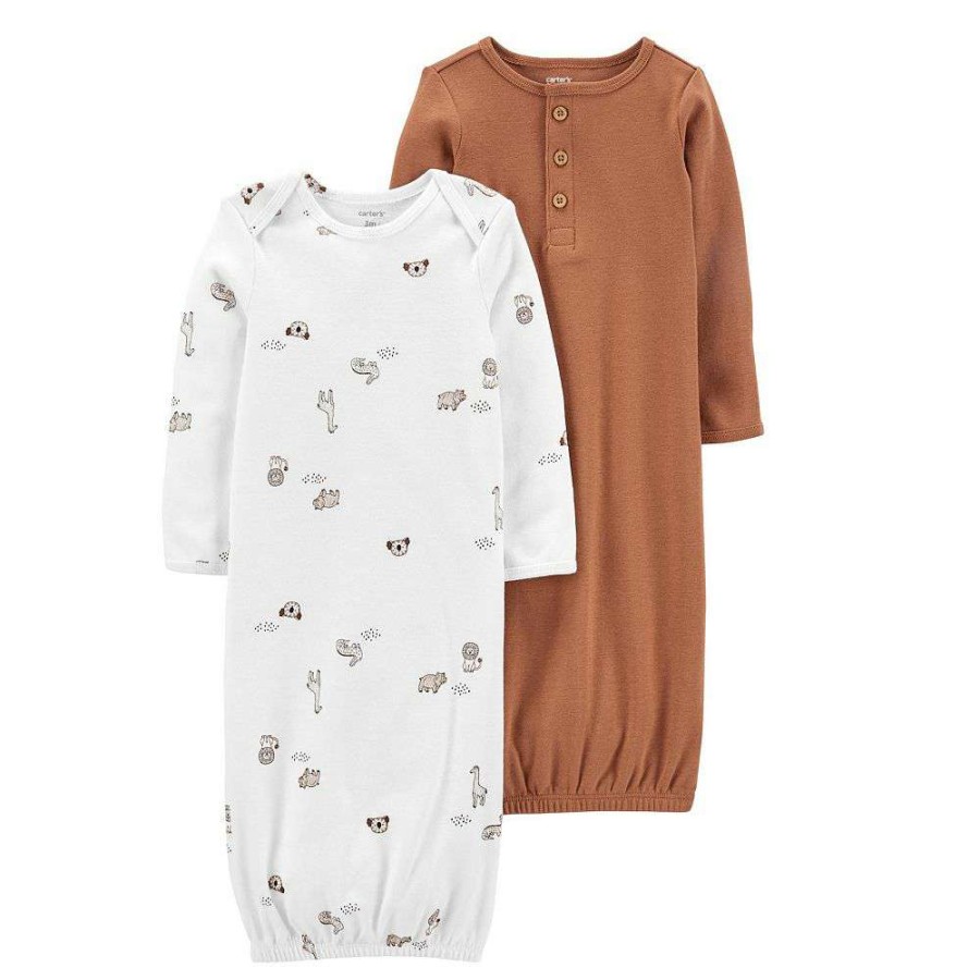 Sleepwear * | Carter'S Baby Carter'S 2-Pack Sleeper Gowns