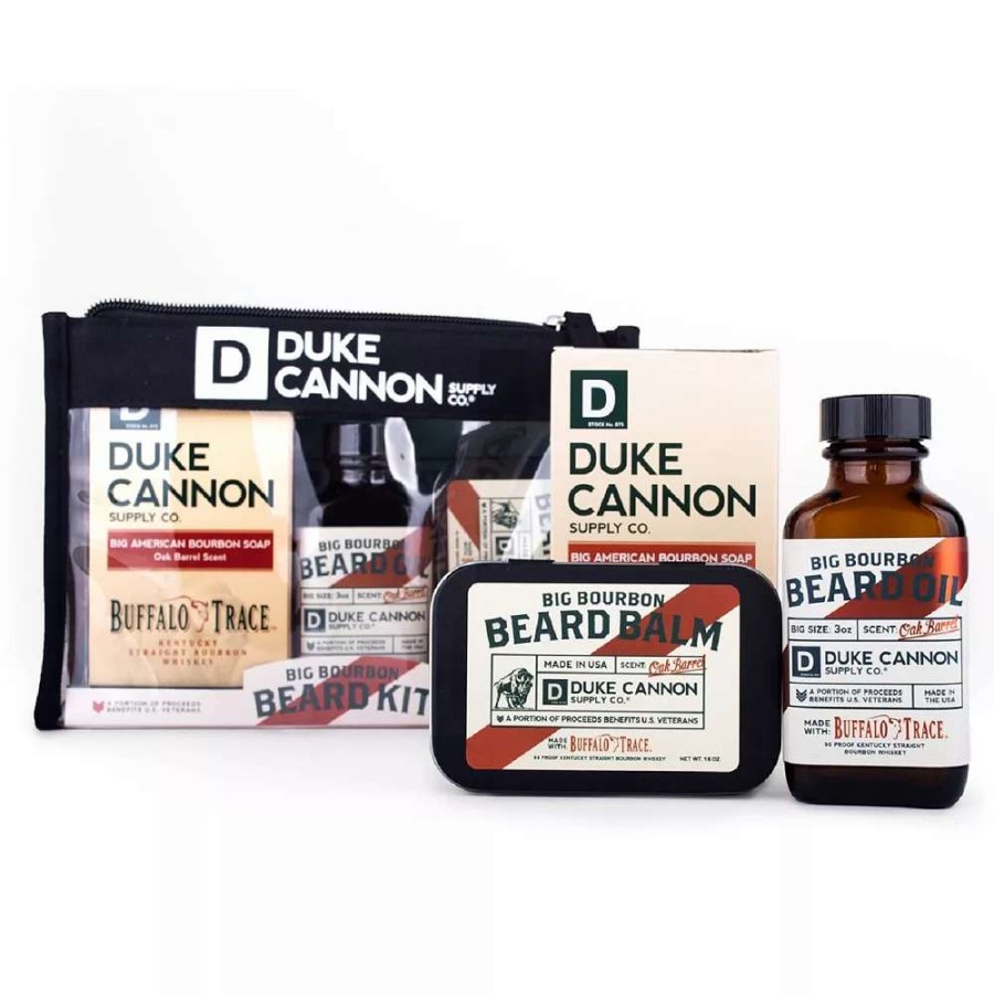 Beauty * | Duke Cannon Supply Co. Big Bourbon Beard Kit