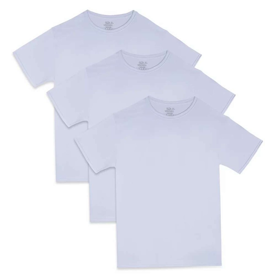 Underwear * | Big & Tall Fruit Of The Loom 3-Pack Tall Man Signature Breathable Crewneck Tees