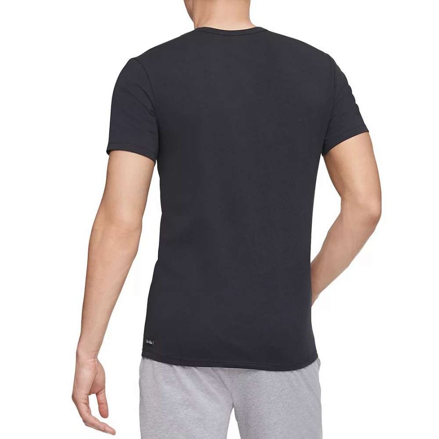 Underwear * | Men'S Calvin Klein 3-Pack Stretch Crewneck Tees