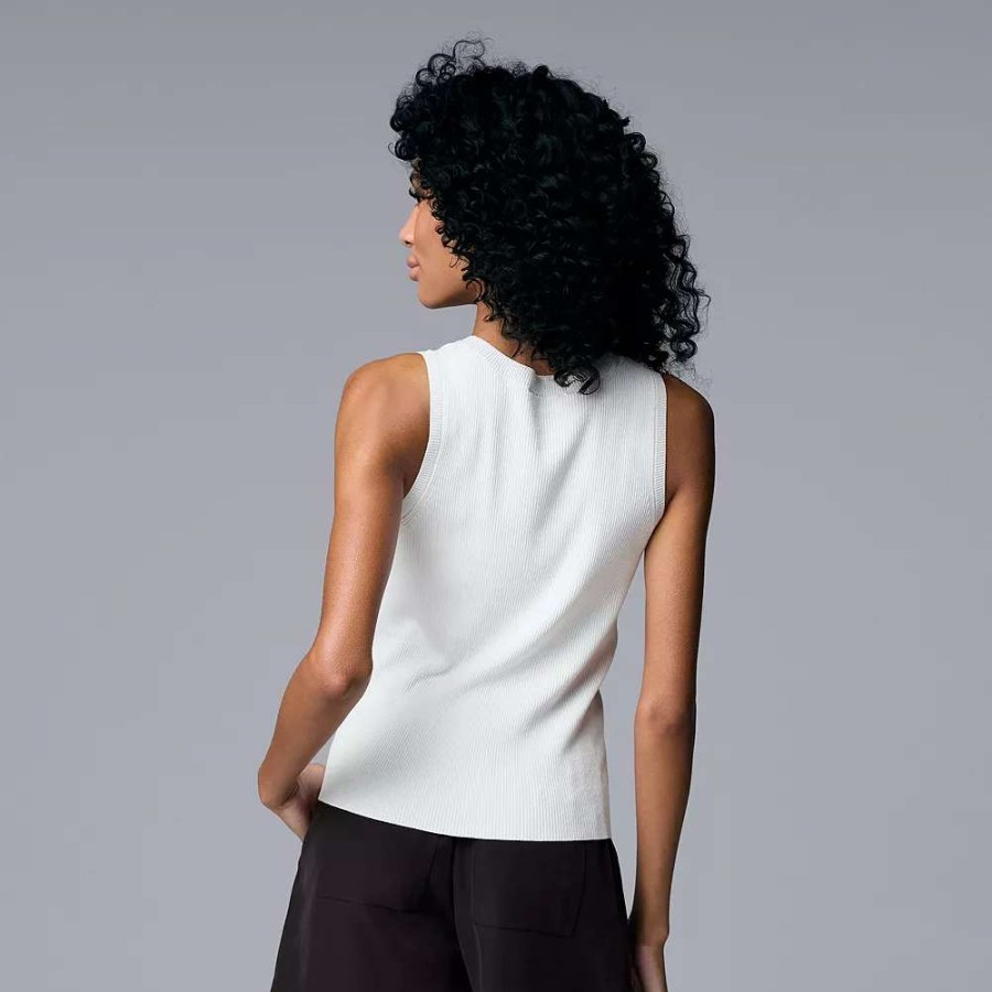 Sweaters * | Women'S Simply Vera Vera Wang Sweater Tank