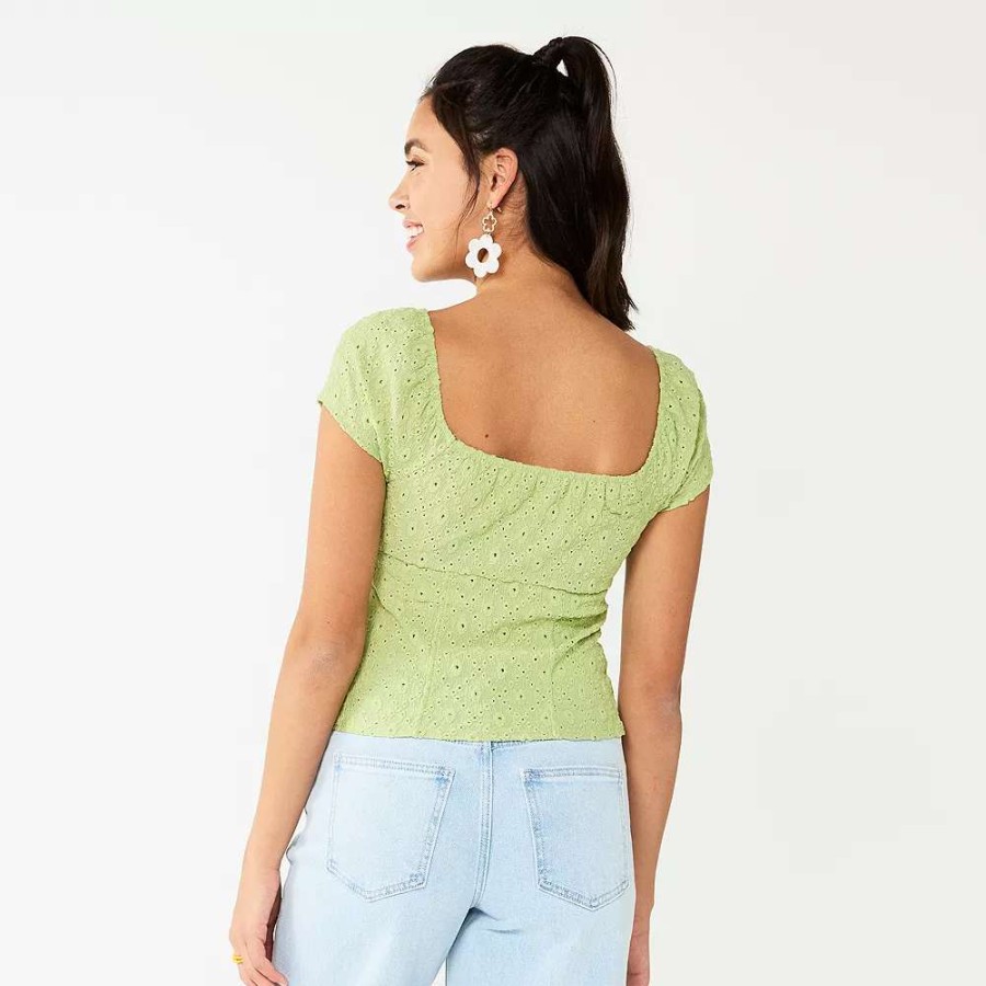 Shirts & Blouses * | Juniors' So Knit Corset Top