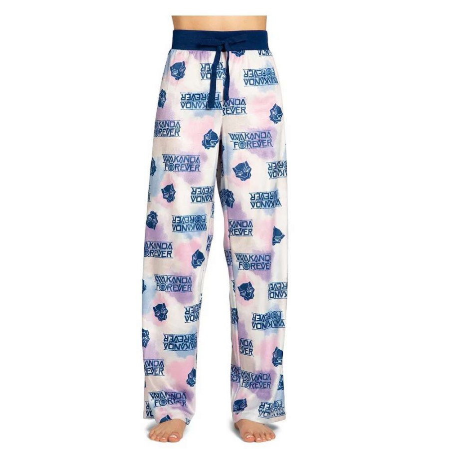 Sleepwear * | Licensed Character Women'S Black Panther Fleece Pajama Pants