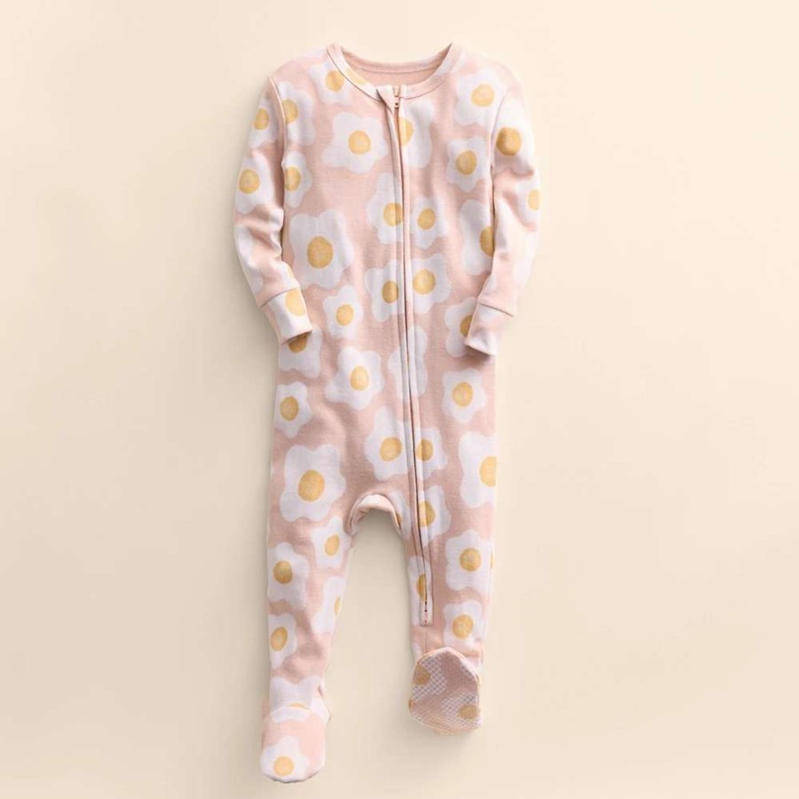 Sleepwear * | Baby Little Co. By Lauren Conrad Organic Footed Pajamas