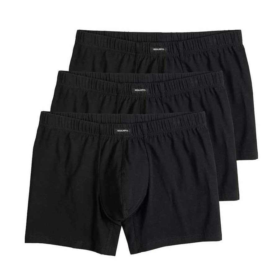 Underwear * | Men'S Equipo 3-Pack Solid Trunks