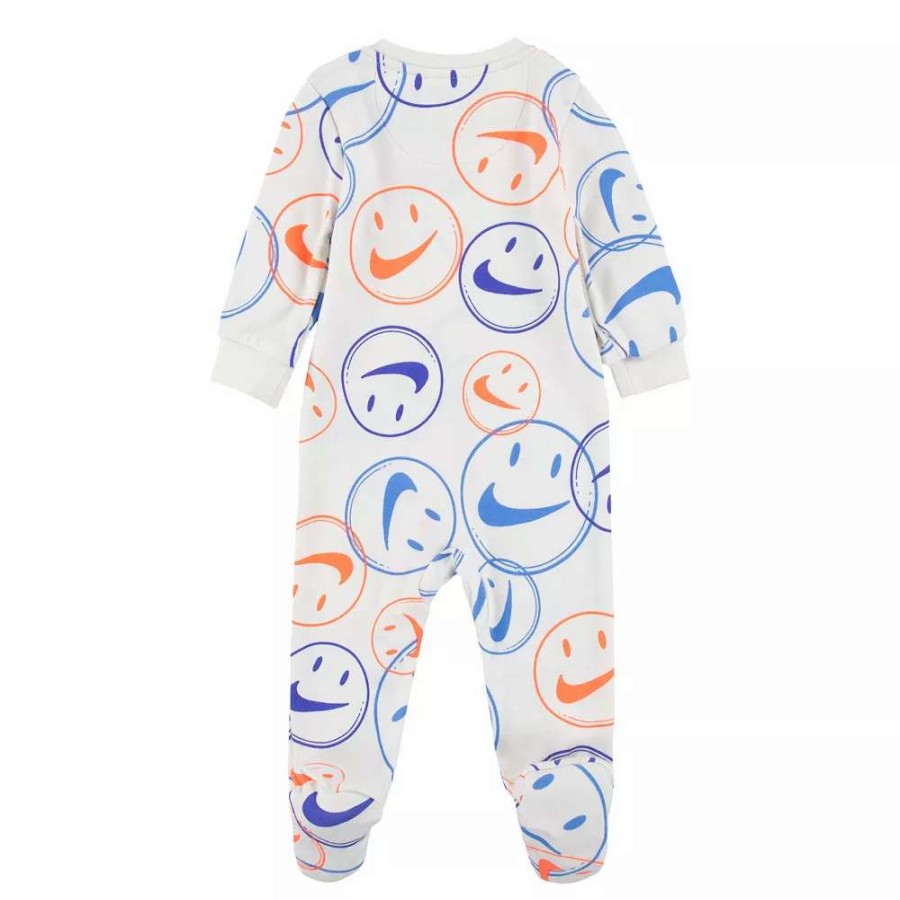 Sleepwear * | Baby Nike Smiley Face Print Sleep & Play