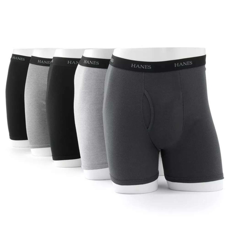 Underwear * | Men'S Hanes Ultimate Comfortflex Waistband 5-Pack + 2 Bonus Boxer Briefs