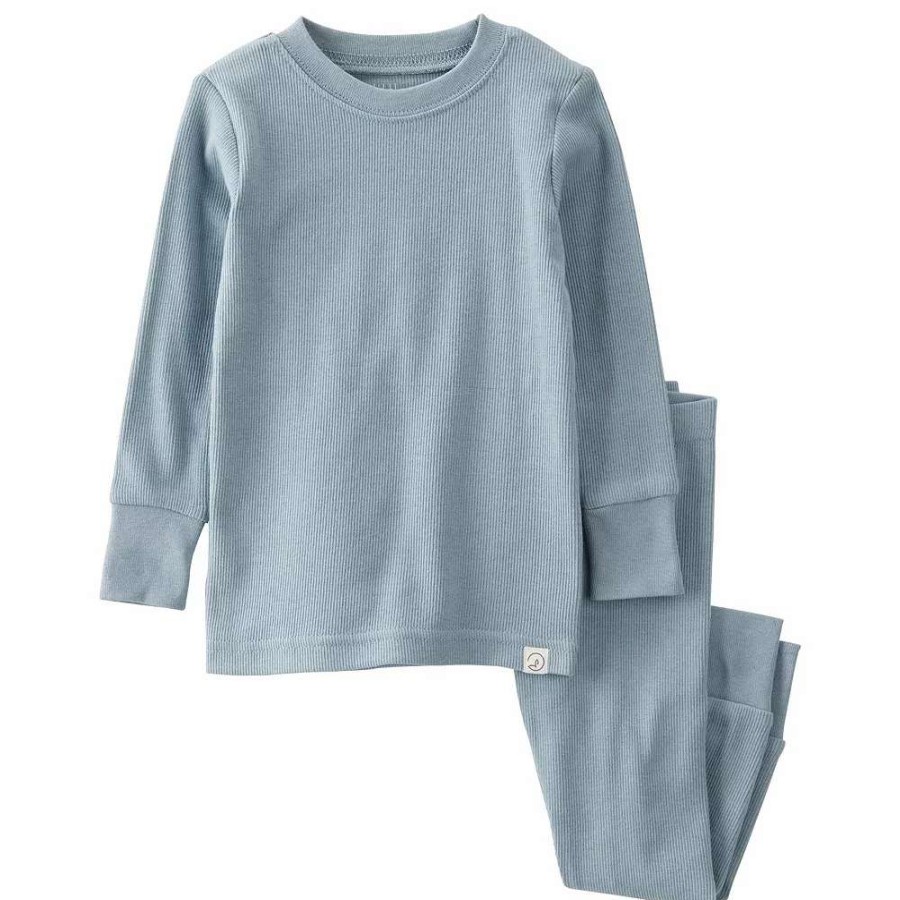 Sleepwear * | Baby Little Planet By Carter'S Organic Cotton Ribbed Top & Bottoms Pajamas Set