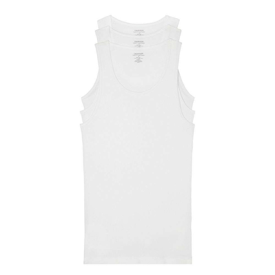 Underwear * | Men'S Calvin Klein 3-Pack Tank