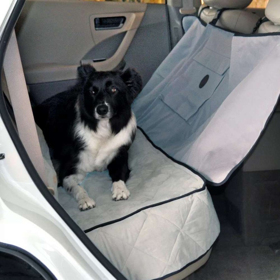 Dog * | K&H Pet Deluxe Car Seat Saver Gray