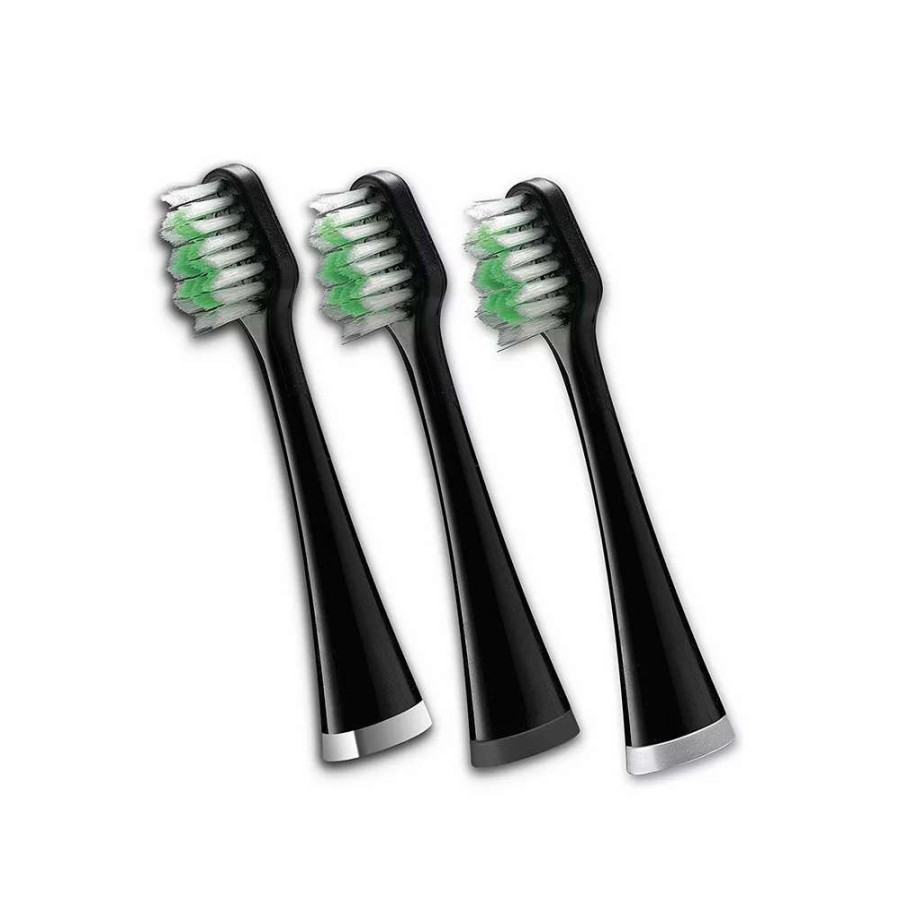 Oral Care * | Waterpik Black Triple Sonic Complete Care 5.0 Replacement Brush Heads