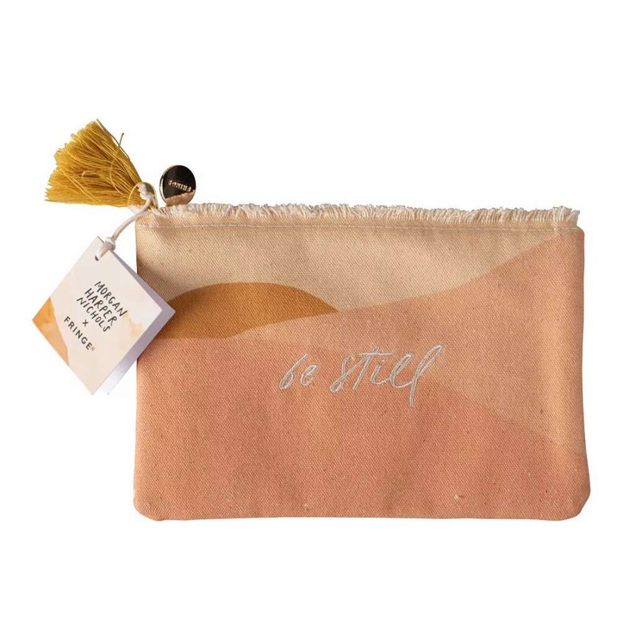 Beauty * | Morgan Harper Nichols Be Still Canvas Pouch By Fringe Studio