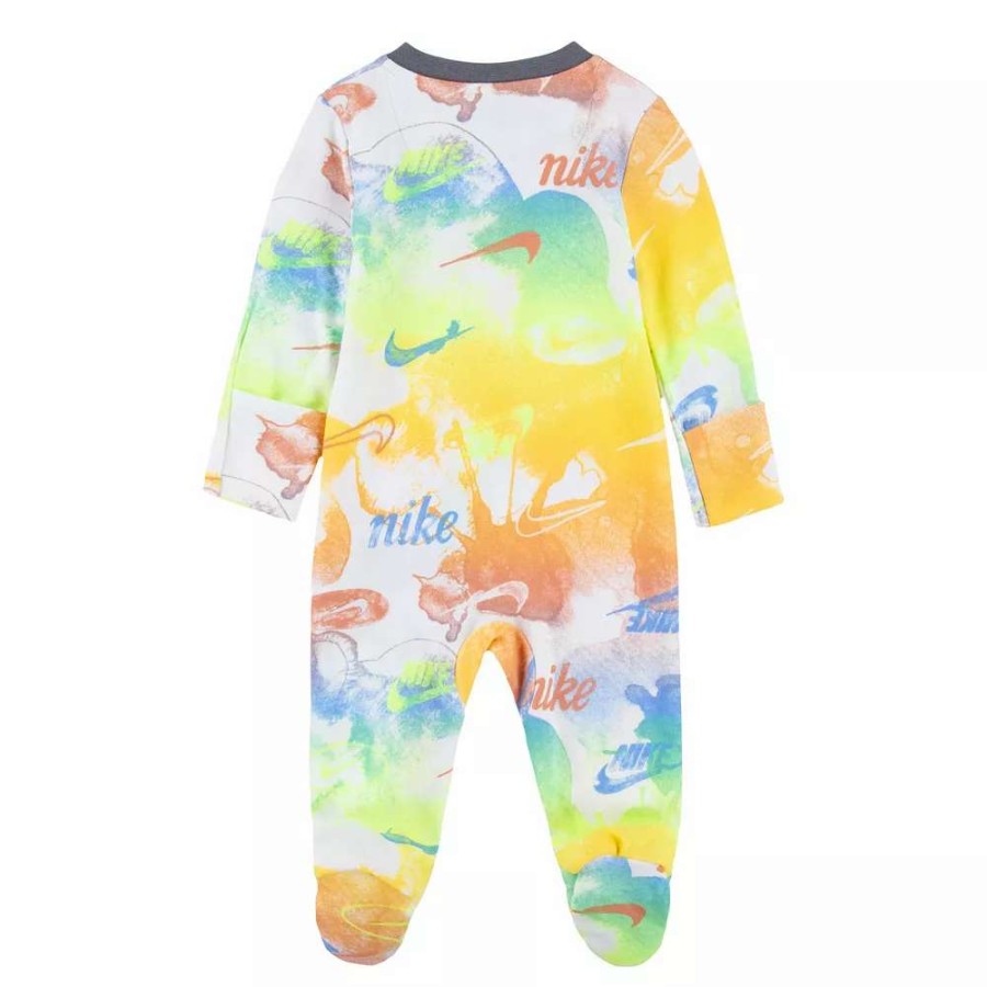 Sleepwear * | Baby Nike Logo Graphic Tie Dye Print Sleep & Play