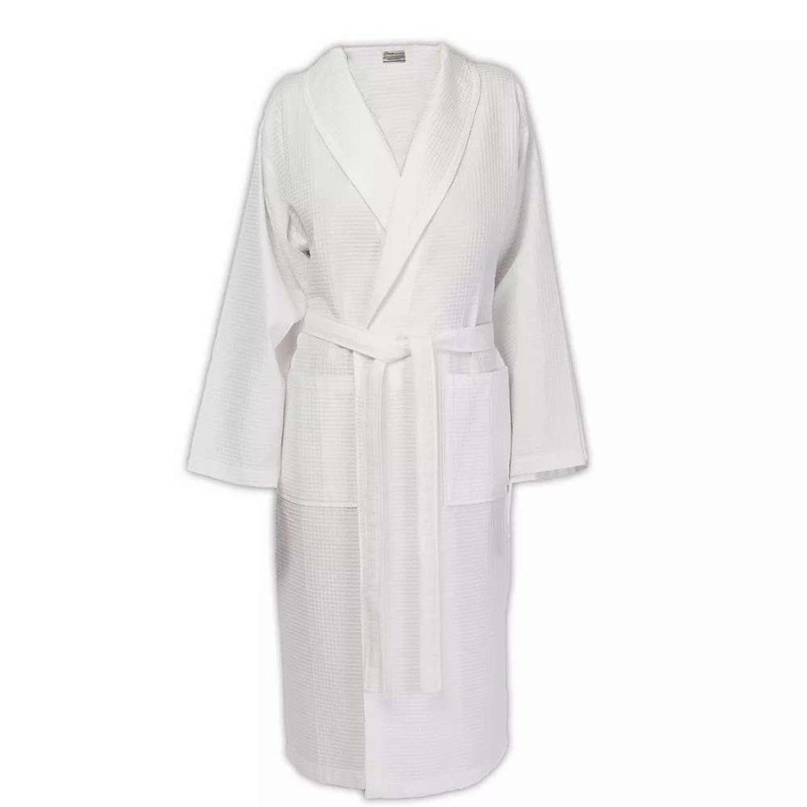 Sleepwear * | Linum Home Textiles Waffle Unisex Bath Robe