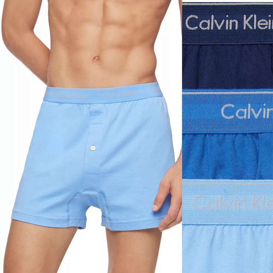 Underwear * | Men'S Calvin Klein 3-Pack Cotton Classics Boxers