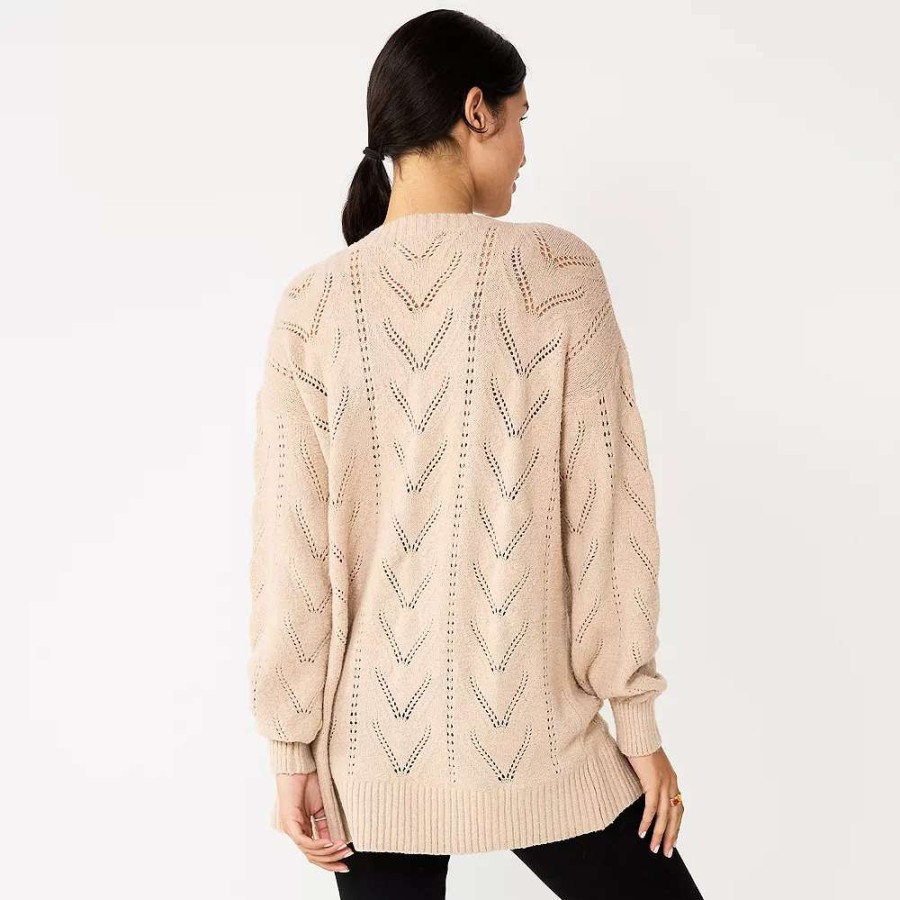 Sweaters * | Juniors' So Textured Cloud Cardigan