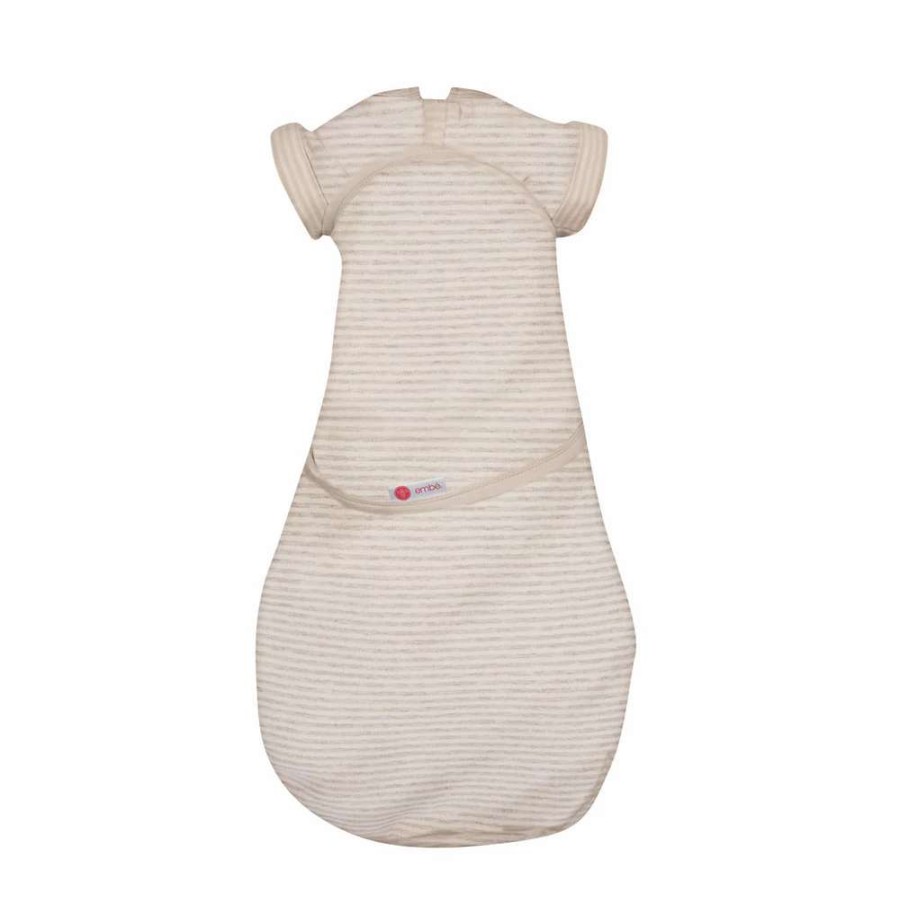 Sleepwear * | Embe Infant Organic Transitional Short Sleeve Swaddle Sack With Arm Snaps Arms-In/Arms-Out, Legs-In/Legs-Out