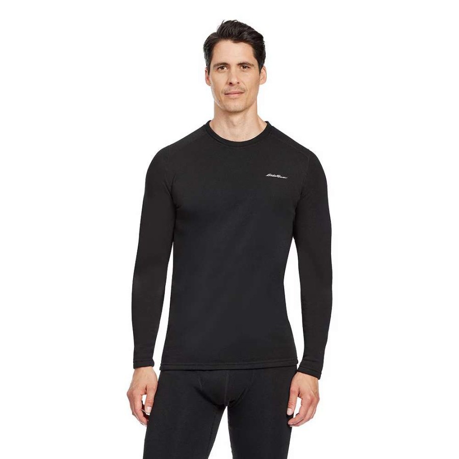 Underwear * | Men'S Eddie Bauer Heavyweight Base Layer Fleece Wool-Blend Top