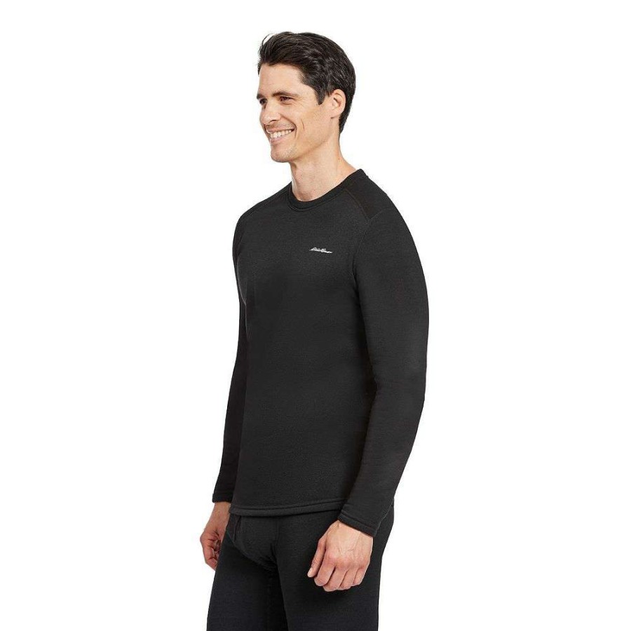 Underwear * | Men'S Eddie Bauer Heavyweight Base Layer Fleece Wool-Blend Top