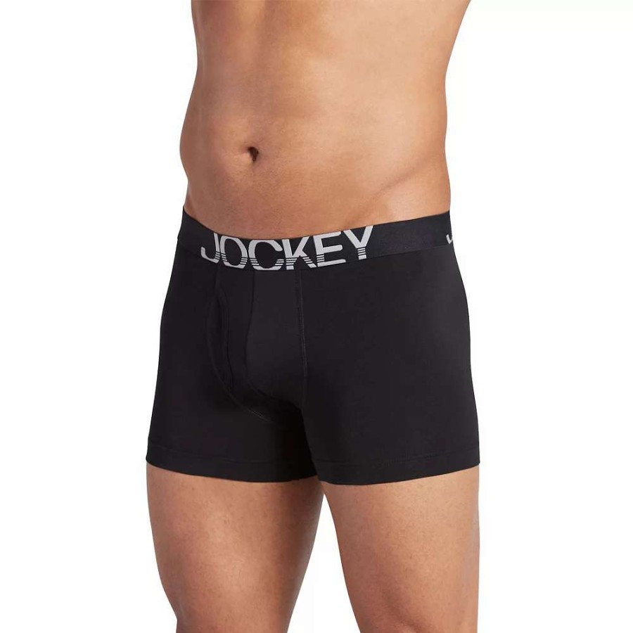 Underwear * | Men'S Jockey Activestretch 3-Pack Boxer Briefs